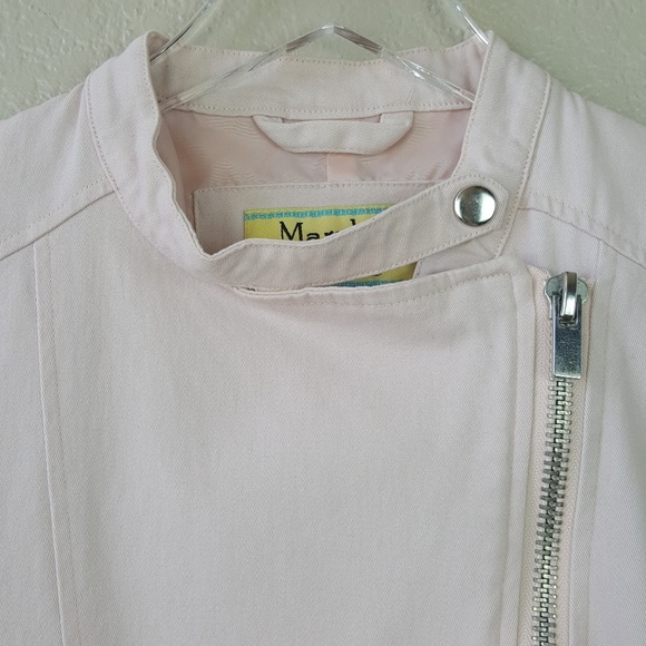 Maralyn & Me Soft Pink Moto Biker Zipper Jacket M - Picture 5 of 9